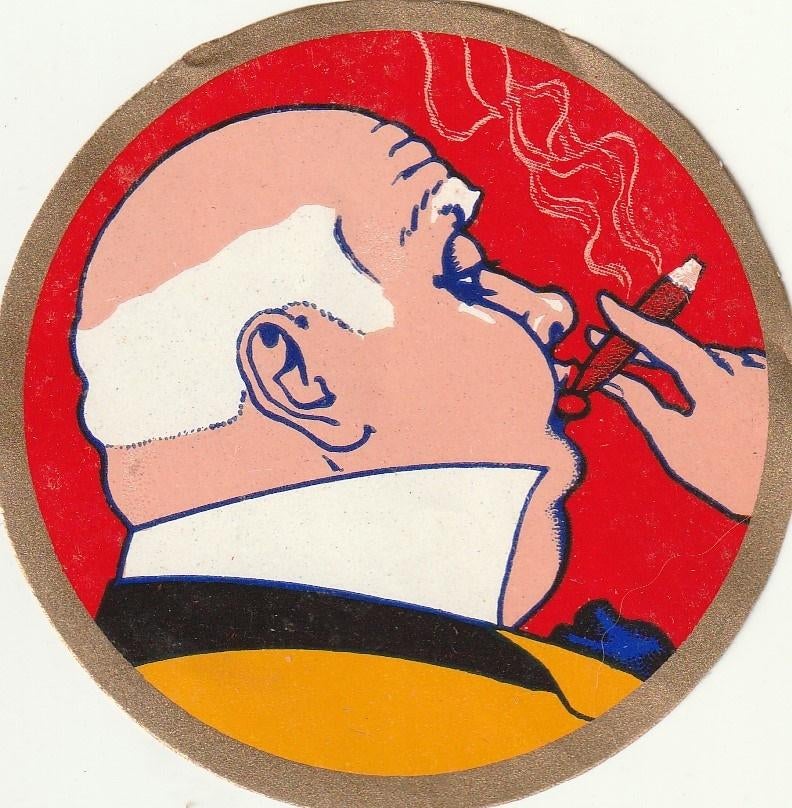 KISTETIKET SIGARENBAND TRUSER SMEULDERS 3 STUKS, Ophalen, Zo goed als nieuw, Sigarenbandjes