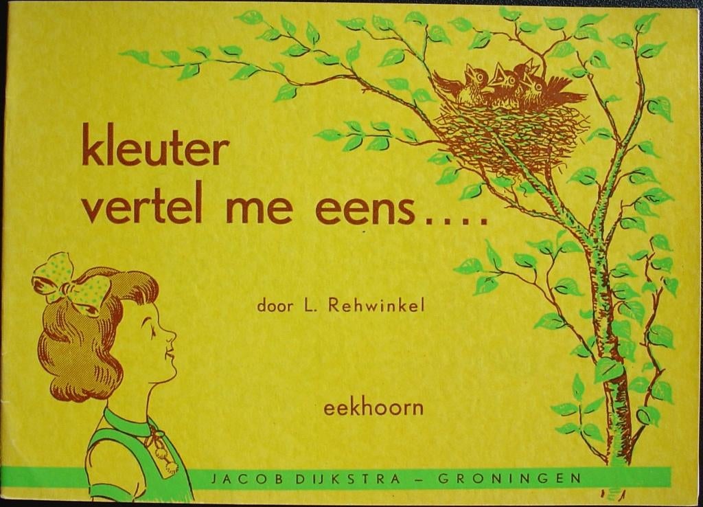 Kleuter vertel me eens.... Eekhoorn boek, Fictie algemeen, L. Rehwinkel, Ophalen of Verzenden, Zo goed als nieuw
