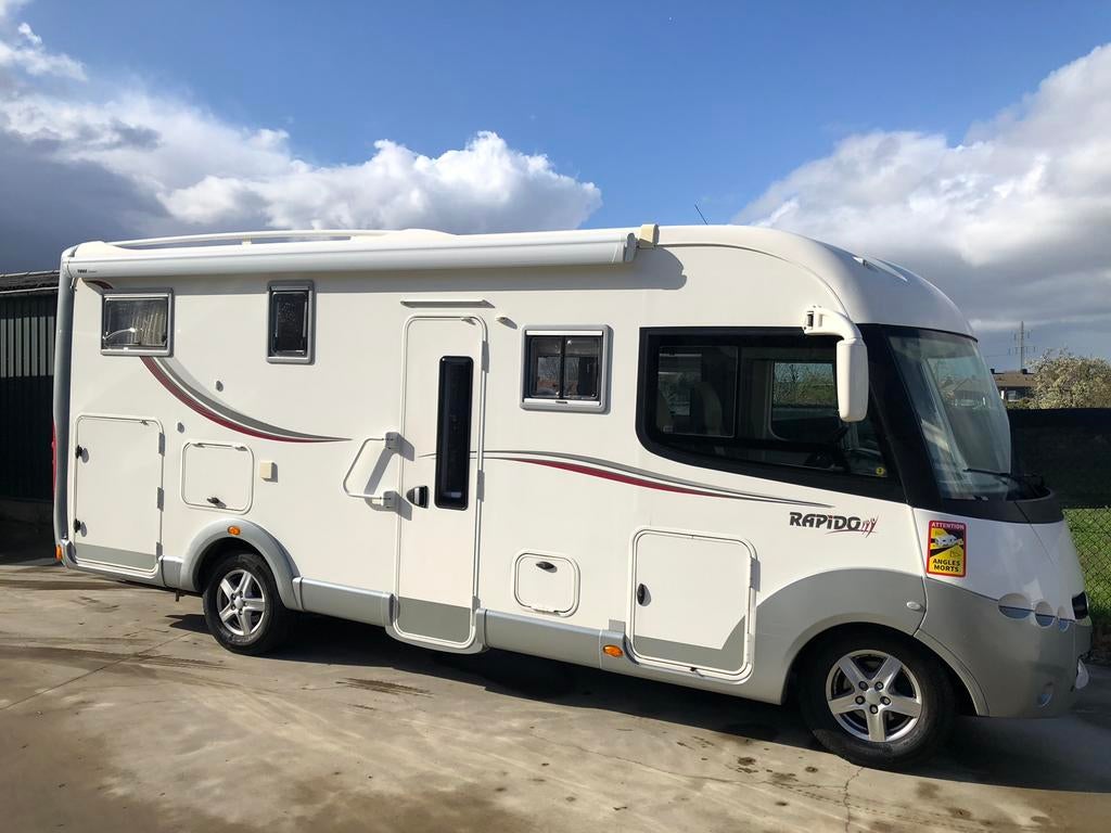 AUTOMAAT 160pk Rapido 966DF ENKELE BEDDEN + HEFBED Nw staat!, Caravans en Kamperen, Campers, Particulier, Integraal, Rapido