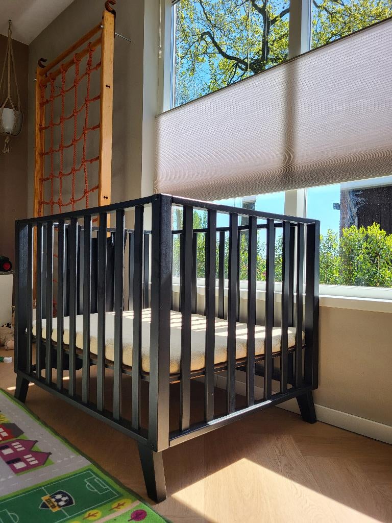 Box met matras, boxkleden en speelgoedzak, Kinderen en Baby's, Boxen, Ophalen, Gebruikt, Rechthoekig, In hoogte verstelbaar