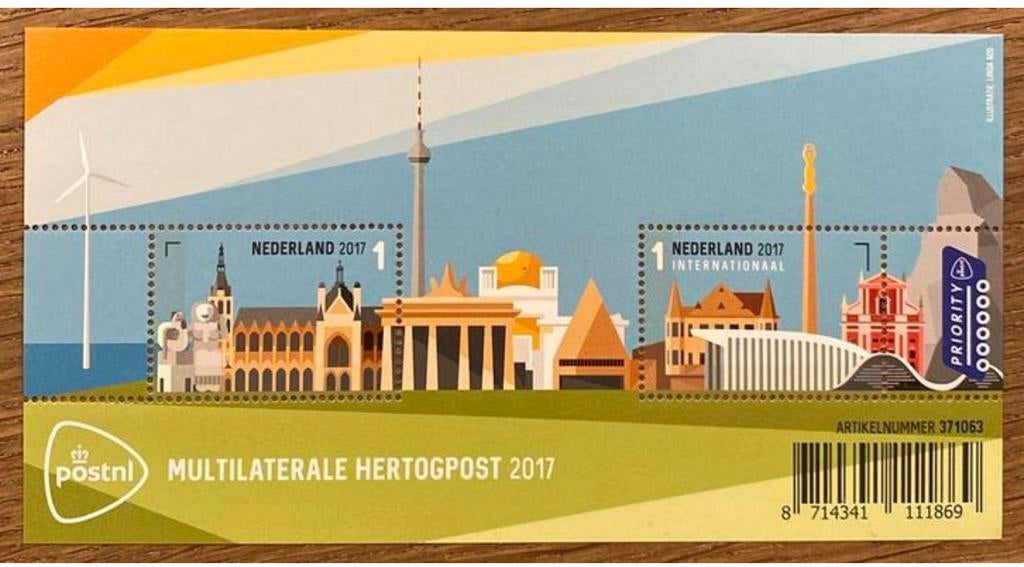 * postzegels pf. Multilaterale Hertogpost. 2017, Postzegels en Munten, Postzegels | Nederland, Ophalen of Verzenden, Na 1940, Postfris