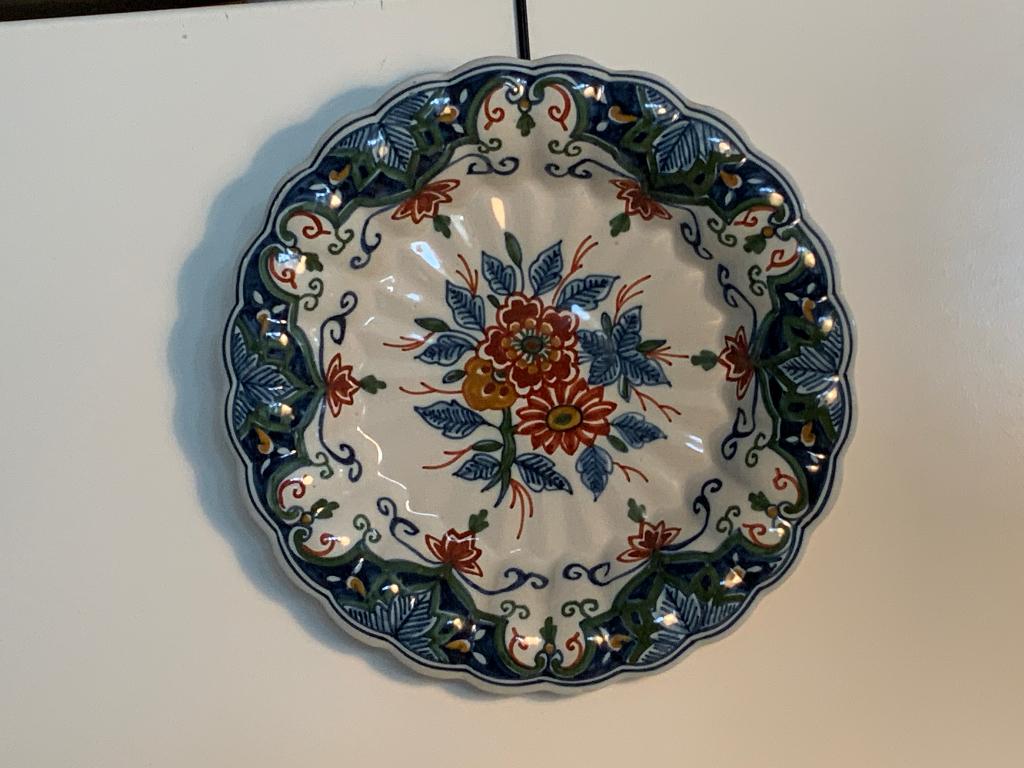 Makkumer aardewerk wandbord, Antiek en Kunst, Antiek | Wandborden en Tegels, Ophalen of Verzenden