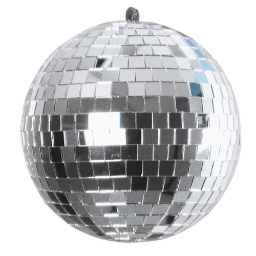 EUROLITE Mirror Ball 15cm Spiegelbol Zilver, Geluidgestuurd, ., Discobol, Nieuw