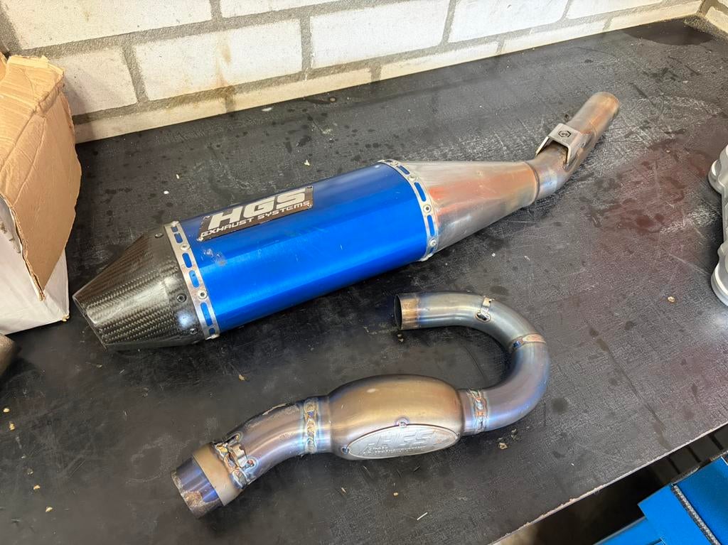 Titanium uitlaatsysteem HGS Kawasaki KX250 2020/2024, Ophalen of Verzenden, HGS, Info@hgs.nl, Oss