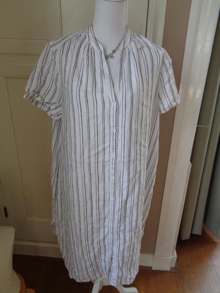 DIDI 100% linnen jurkje:mt 44/46, Kleding | Dames, Wit, Maat 46/48 (XL) of groter, Didi, Ophalen of Verzenden