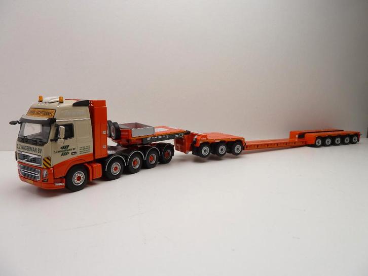 Volvo FH3  '' Zwagerman zwaartransport ''  WSI, Hobby en Vrije tijd, Modelauto's | 1:50, Zo goed als nieuw, Bus of Vrachtwagen