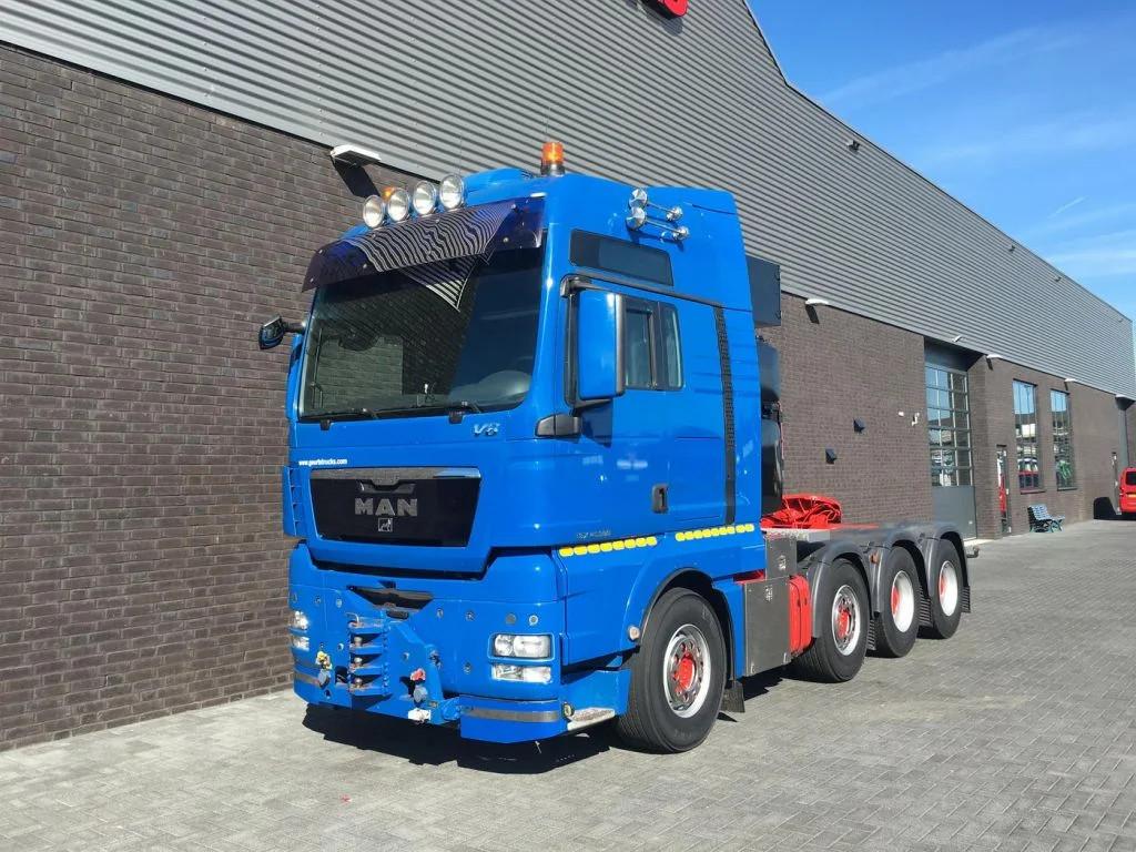 MAN TGX 41.680 V8 8X4 HEAVY DUTY TRACTOR 250 TONS (bj 2009), Auto's, Automaat, Euro 5, Achterwielaandrijving, Overige kleuren