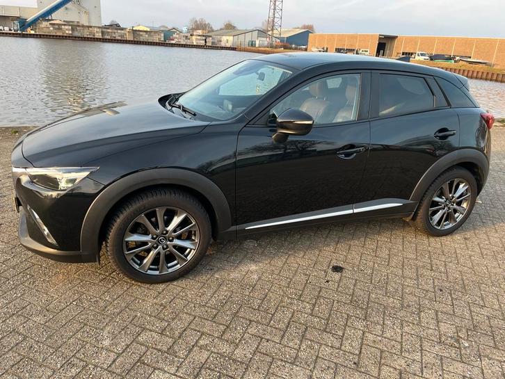 Mazda CX-3 2.0 Skyactiv-g Luxury 88KW 2017 Zwart, Auto's, Mazda, Particulier, CX-3, Benzine, D, SUV of Terreinwagen, Handgeschakeld