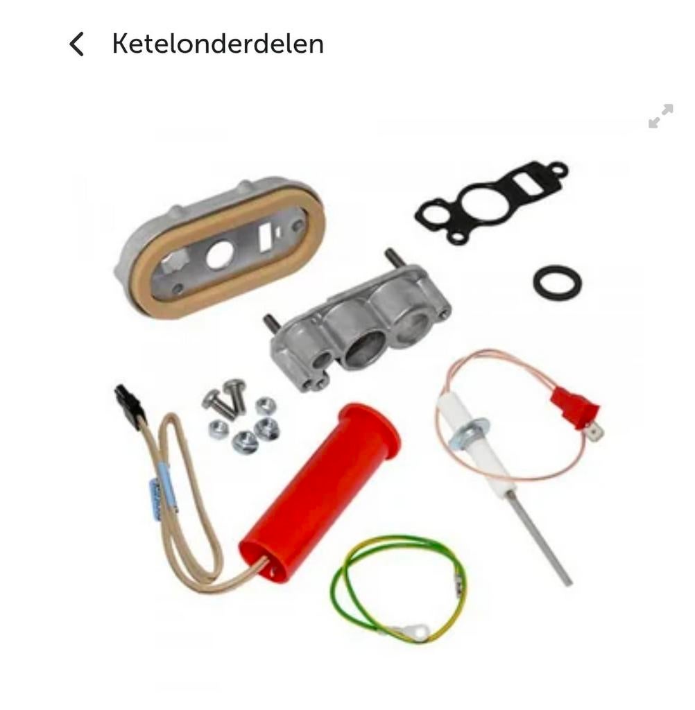 Nefit Serviceset Gloeiplug/Ionisatiepen 15-45 kW-7736700318, Ophalen of Verzenden, Nieuw