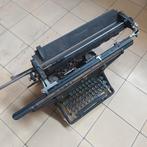 Unieke Underwood No. 3 typemachine pronkstuk van 60 cm breed, Diversen, Typemachines, Ophalen, Gebruikt