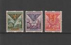 Nederland 1925, NVPH R71 t/m R73, Roltanding, Postfris., Verzenden, T/m 1940, Postfris