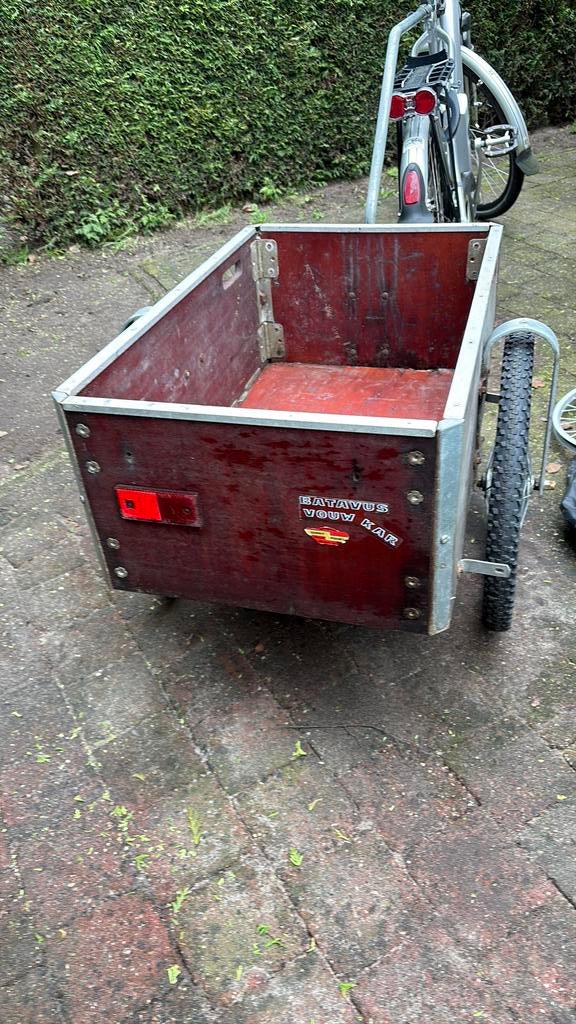 BATAVUS VOUWBARE FIETSKAR!!!, Fietsen en Brommers, Fietsaccessoires | Aanhangers en Karren, Ophalen, Gebruikt, Opvouwbaar, 80 kg of meer