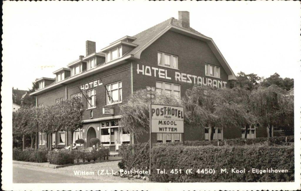 Wittem / Eijgelshoven (L) Posthotel 1960. voor € 1,95, Verzenden, 1940 tot 1960, Gelopen, Limburg