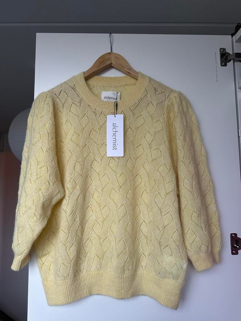 Alchemist Dahlia Sweater L-XL Vanille Nieuw, Kleding | Dames, Ophalen of Verzenden, Nieuw, Maat 42/44 (L), Geel