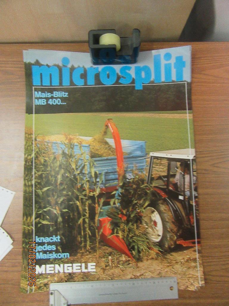 tractor mengele poster landbouw, Boeken, Ophalen of Verzenden, Nieuw