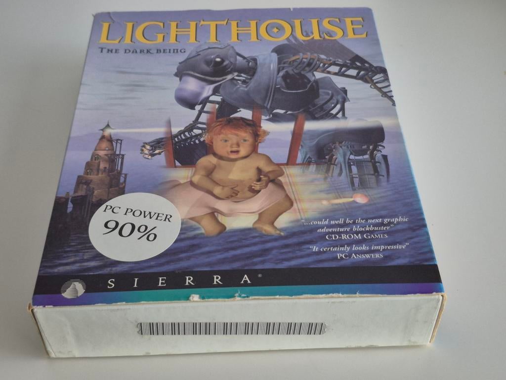 Sierra Lighthouse The Dark Being big box pc game, Avontuur en Actie, Verzenden, 1 speler, Zo goed als nieuw