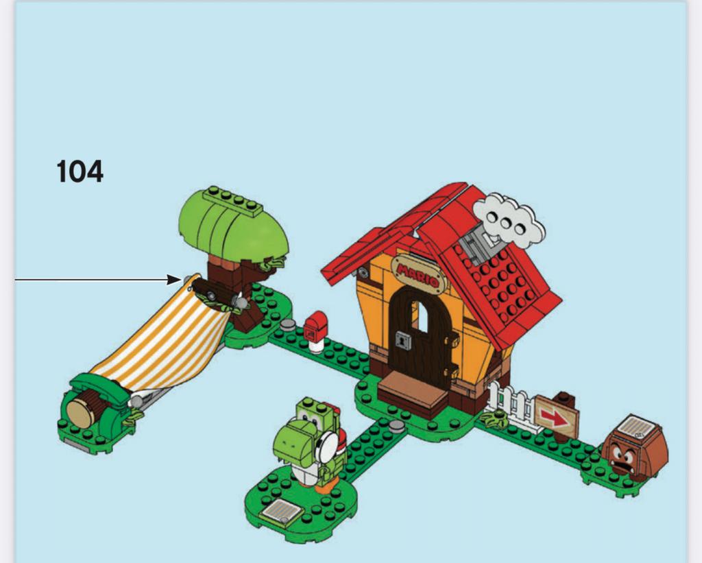 Lego Super Mario 71367 Mario's huis & Yoshi compleet en doos, Ophalen of Verzenden, Zo goed als nieuw, Complete set, Lego