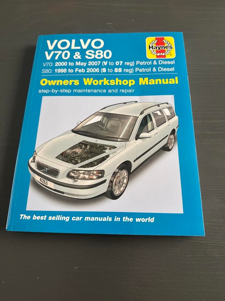 Haynes Werkplaatshandboek Volvo V70 & S80 (2000-2007), Boeken, Auto's | Boeken, Zo goed als nieuw, Volvo, Ophalen of Verzenden