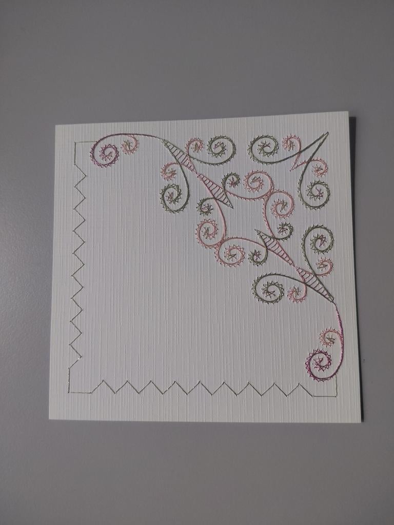 Opleg kaart - borduur  - nr 87, Ophalen of Verzenden, Nieuw, Overige thema's