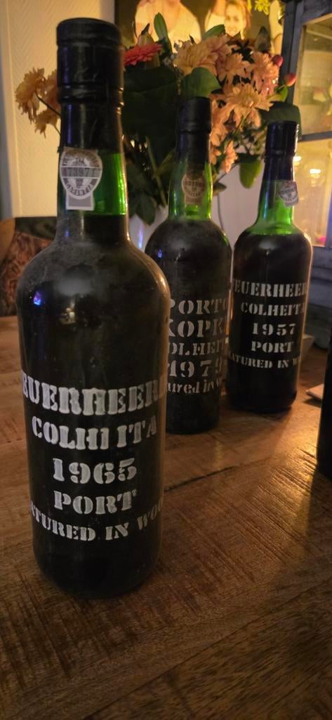 Zeldzame Feuerheerd's Colheita Port 1965 - Collectors Item, Verzamelen, Wijnen, Ophalen of Verzenden, Gebruikt, Overige gebieden