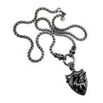 Stoere Heren Ketting + Grote Draak Hanger en Schedel Details, Birgitta-Gracht 33, 6465 EL Kerkrade, Nederland, Verzenden, Nieuw