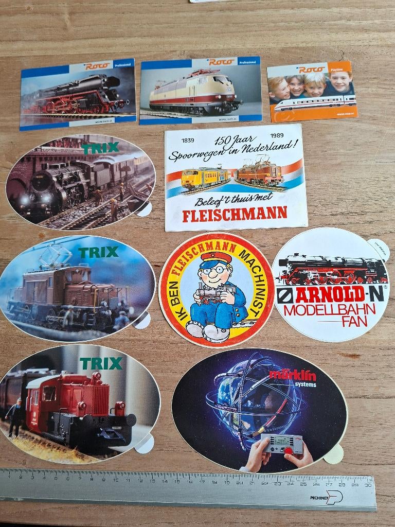 Stickers modelbouw treinen, Verzenden, Zo goed als nieuw, Sport