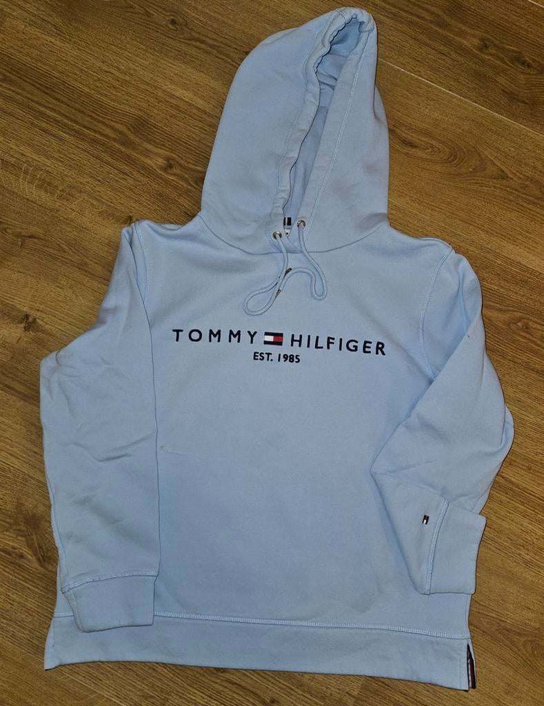 HOODIE VAN TOMMY HILFIGER MAAT M, Tommy Hilfiger, Ophalen of Verzenden, Zo goed als nieuw, Blauw