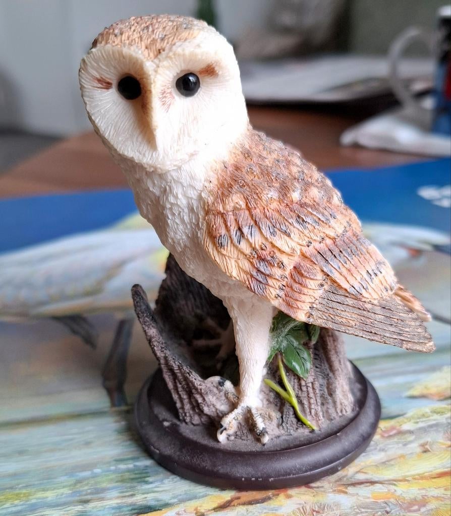 Prachtig beeldje van een kerkuil 2004, Ophalen of Verzenden, Zo goed als nieuw, Dier