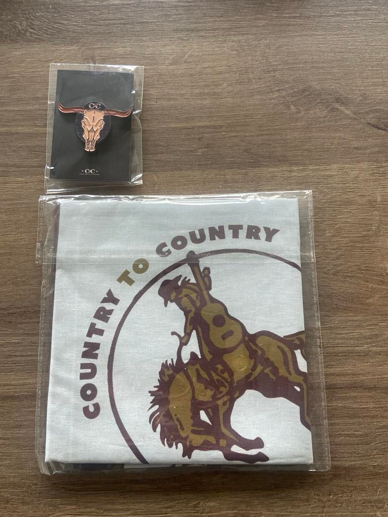 C2C Bandana & Speldje - Country to Country 2026 Editie, Ophalen of Verzenden, Nieuw