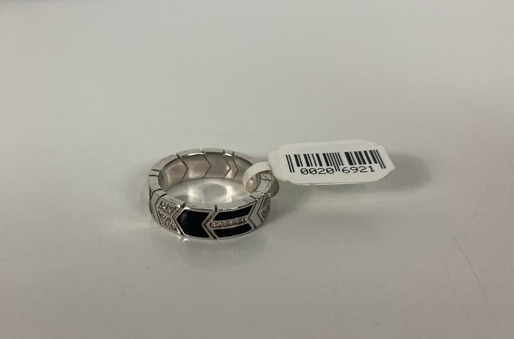 Ti Sento ring – black & zirconia details, Verzenden, Zo goed als nieuw, 17 tot 18, Nvt