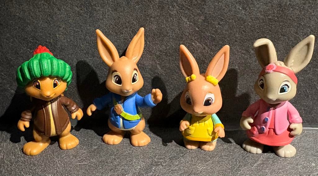 Pieter konijnpoppetjes, Ophalen of Verzenden, Zo goed als nieuw