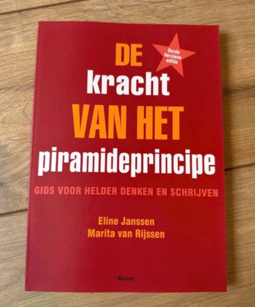 De kracht van het piramide principe - Marita van Rijssen, Ophalen, Alpha, Nieuw, Niet van toepassing