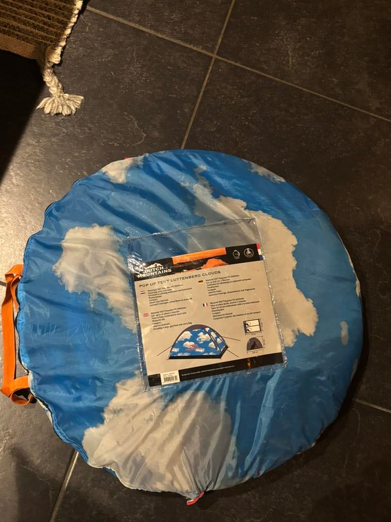 Pop up tent luttenberg clouds, Ophalen, Gebruikt, Tot en met 2