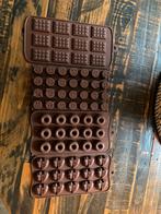 Siliconen mallen voor chocolade en snoep (4 stuks), Ophalen of Verzenden, Zo goed als nieuw