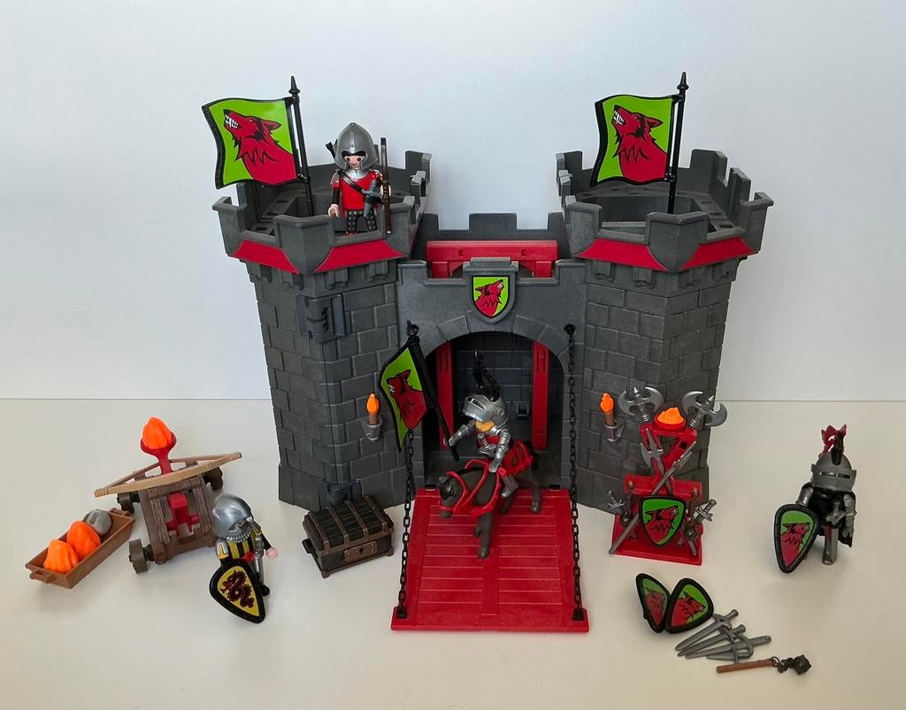 Playmobil 4440 meeneem ridderburcht, Kinderen en Baby's, Speelgoed | Playmobil, Ophalen of Verzenden, Gebruikt, Complete set