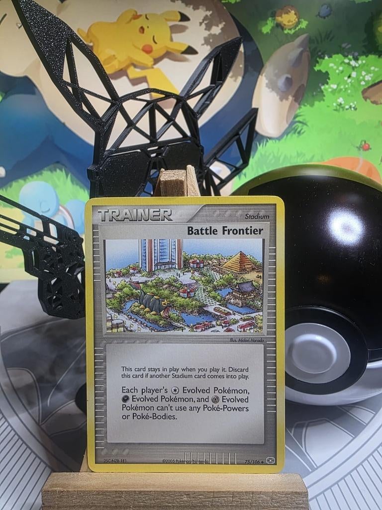 Battle Frontier 75/106 Pokemon Emerald, Hobby en Vrije tijd, Verzamelkaartspellen | Pokémon, Zo goed als nieuw, Losse kaart, Ophalen of Verzenden