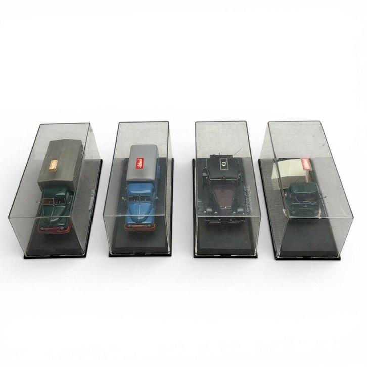 Vier Schuco Hanomag modelauto's in doos, Hobby en Vrije tijd, Modelauto's | 1:43, Nieuw, Auto, Schuco, Ophalen of Verzenden