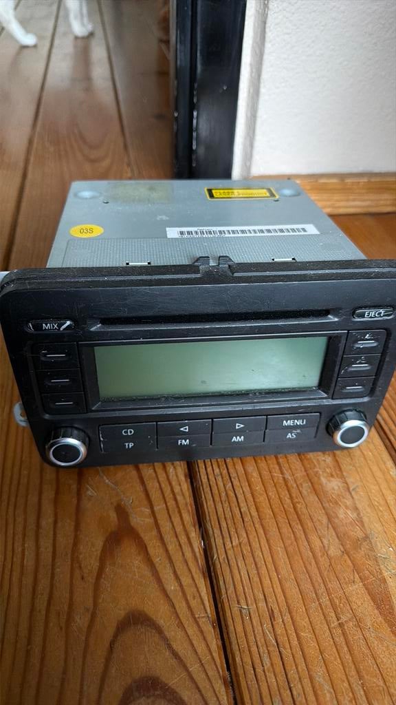 Golf 5 radio, Ophalen, Gebruikt