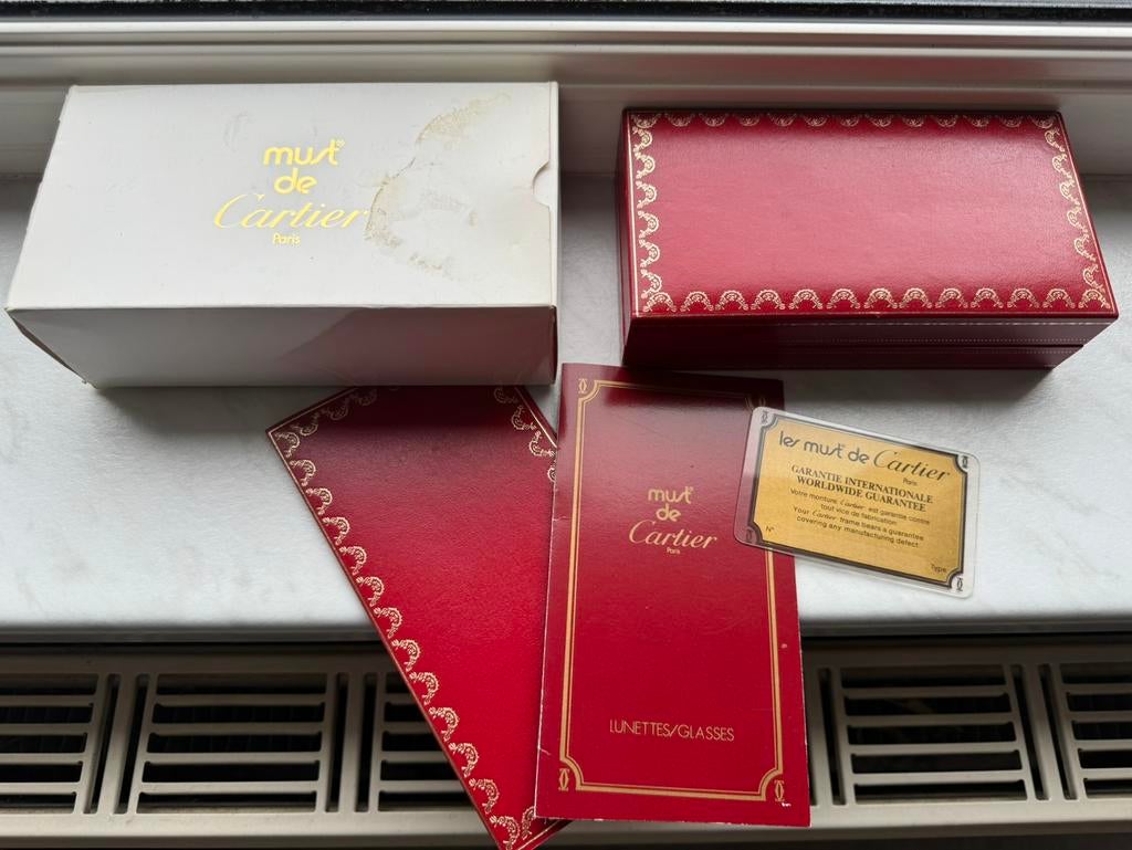 Cartier brill ‼️ conpleet incl certificaat ‼️, Sieraden, Tassen en Uiterlijk, Zonnebrillen en Brillen | Heren, Overige merken