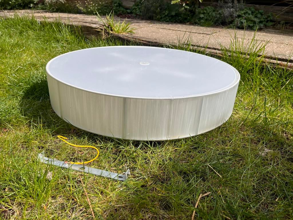 IKEA witte ronde lamp voor plafond eettafel, Ophalen, Gebruikt