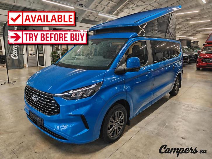 Ford Nugget L2 Titanium 170PK A8 AUT, Caravans en Kamperen, Campers, Bedrijf, tot en met 4, Buscamper of Camperbus, Ford, Diesel