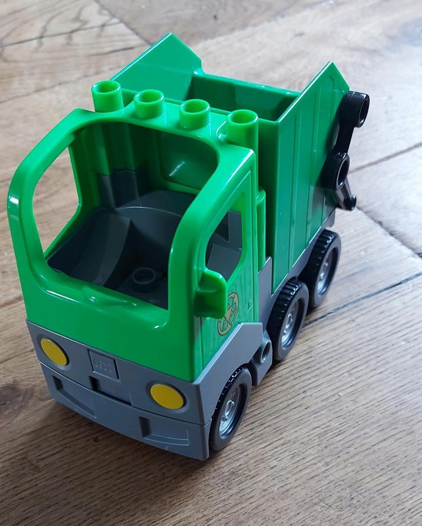 Duplo Vuilniswagen - Groen, Kinderen en Baby's, Speelgoed | Duplo en Lego, Ophalen of Verzenden, Zo goed als nieuw, Overige typen