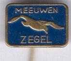 Meeeuwen zegel blauw op koper spaarzegel speldje ( F_072 ), Verzenden, Nieuw, Merk, Speldje of Pin