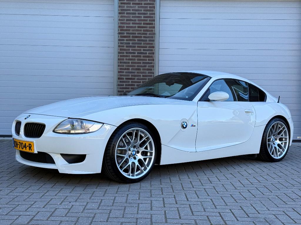 BMW Z4M Coupé 2006- in uitstekende staat- Volledige historie, Auto's, BMW, Achterwielaandrijving, Zwart, Wit, Leder