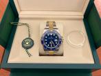 ROLEX SUBMARINER 126613LB Sunburst / Bluesy, Ophalen, Polshorloge, Nieuw, Goud
