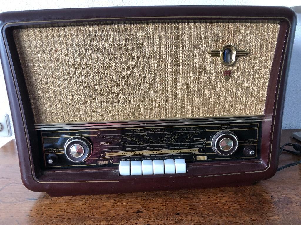 zeer oude radio, Ophalen of Verzenden