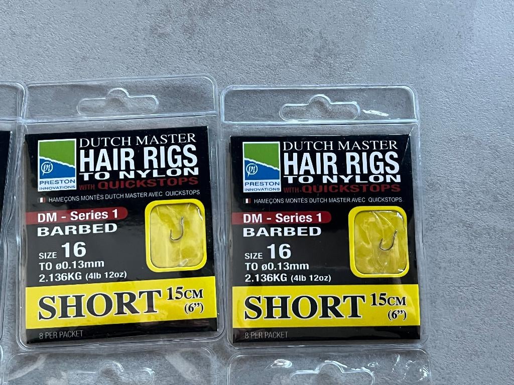 adv 410 / NIEUW serie 6 onderlijnboekjes PRESTON q stop, Watersport en Boten, Ophalen of Verzenden, Nieuw, Haak