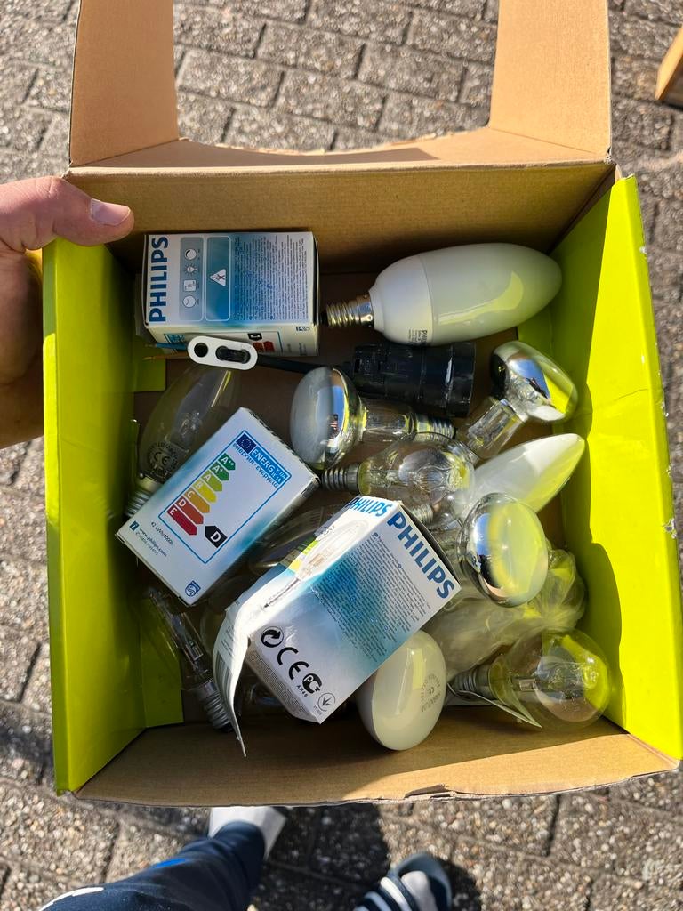 Diverse gloeilampen, E14, Gebruikt, Gloeilamp, E14 (klein), Ophalen