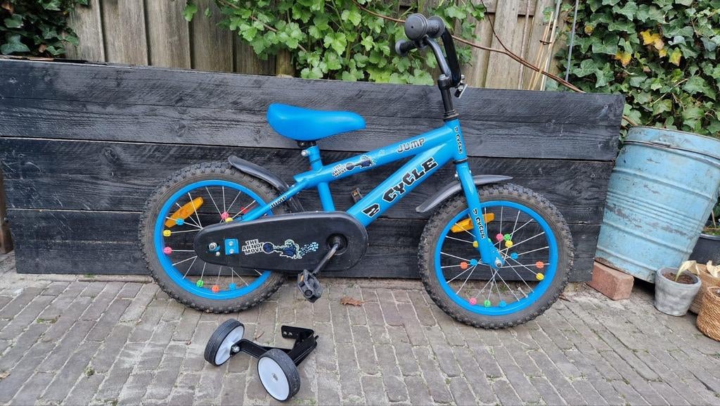 2Cycle kinderfiets 16 inch mountainbike, Ophalen, Terugtraprem, Zijwieltjes, 2Cycle