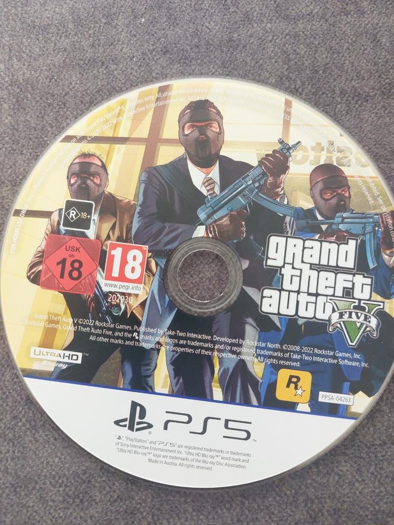 GTA 5 PS5 - Grand Theft Auto V PlayStation 5, Spelcomputers en Games, Games | Sony PlayStation 5, Ophalen of Verzenden, Zo goed als nieuw